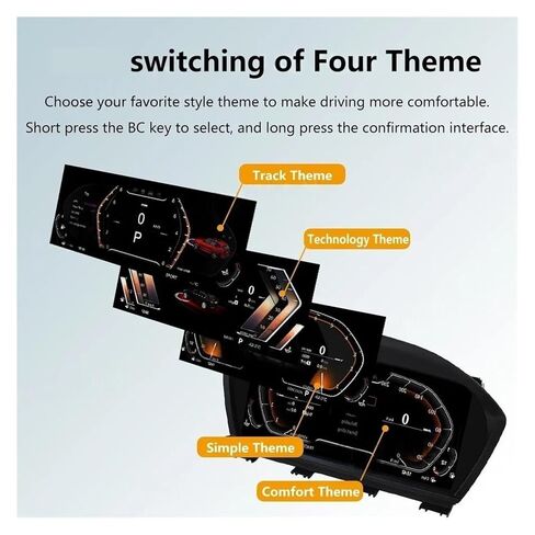 2023 Car Digital Cluster Instrument Compatible for BMW X1 X2 1Series 2Series 2013-2022 Speedometer Dashboard LCD Screen in Kuwait