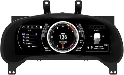 Car Virtual Cockpit Panel Digital Cluster Instrument LCD Dashboard Panel Compatible For Lexus RX RX300 RX330 RX350 RX400 RX450h 2016-2021 in Kuwait