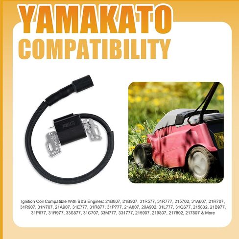 YAMAKATO OEM Standard 594626 595304 594456 Ignition Coil Module Compatible With B&S Lawn Mowers Engine 799650 795315 592841 595038 Lawn Tractor in Kuwait