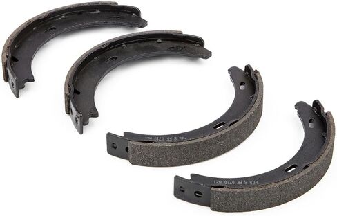 مجموعة أحذية فرامل الانتظار الخلفية تناسب Mercedes-Benz C320 2001 2002 2003 2004 2005 3.2L V6، تناسب Mercedes-Benz 190E 1984 1985 1986 1987 1988 1991 1992 1993 2.3L l4، حذاء فرامل الطوارئ in Kuwait