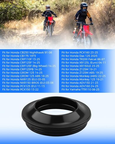 Fork Seal and Dust Seal Kit 56-170 Fit for Honda GROM 125 CRF110F CRF125F CRF125FB Monkey 125 Z125M PCX160 PCX150 PCX125 ADV160 ADV150 CB250 Nighthawk XR125L Fit for Yamaha TTR110 in Kuwait