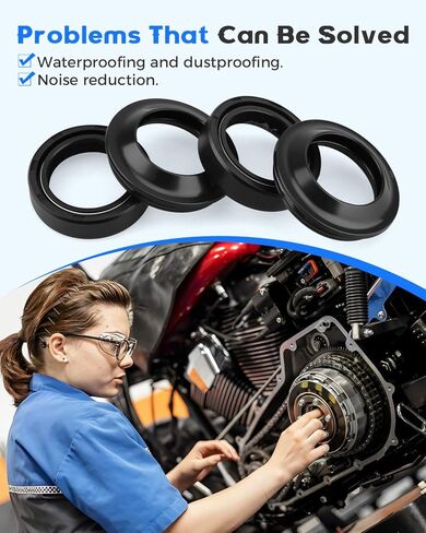 Fork Seal and Dust Seal Kit 56-170 Fit for Honda GROM 125 CRF110F CRF125F CRF125FB Monkey 125 Z125M PCX160 PCX150 PCX125 ADV160 ADV150 CB250 Nighthawk XR125L Fit for Yamaha TTR110 in Kuwait