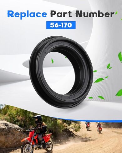Fork Seal and Dust Seal Kit 56-170 Fit for Honda GROM 125 CRF110F CRF125F CRF125FB Monkey 125 Z125M PCX160 PCX150 PCX125 ADV160 ADV150 CB250 Nighthawk XR125L Fit for Yamaha TTR110 in Kuwait