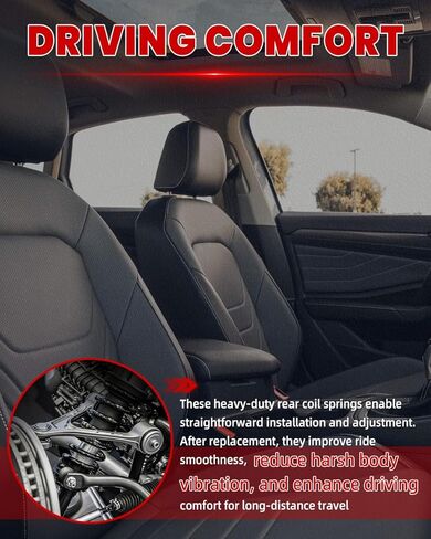 1K0511115BE مجموعة زنبركية خلفية شديدة التحمل متوافقة مع Beetle 2012-2019، Jetta 2005-2018، Golf 2010، Rabbit 2006-2009، GTI 2010، Eos 2014-2016 استبدال 39420 in Kuwait