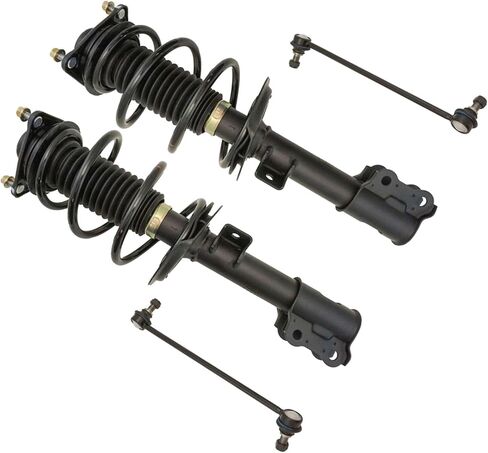 طقم تعليق أمامي كامل دعامة زنبركية مجموعة Sway Bar 4 قطع 4 قطع متوافقة مع Hyundai متوافقة مع Sonata 2.4L 2011 in Kuwait