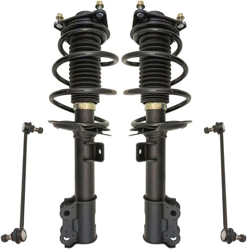 طقم تعليق أمامي كامل دعامة زنبركية مجموعة Sway Bar 4 قطع 4 قطع متوافقة مع Hyundai متوافقة مع Sonata 2.4L 2011 in Kuwait