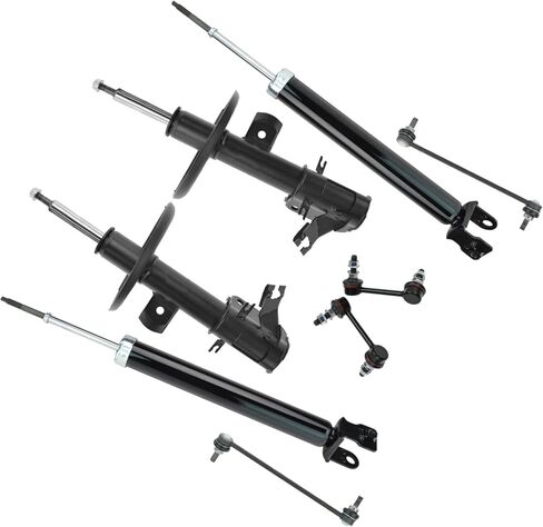 Front & Rear Strut Spring Assembly Sway Bar Kit Set 8pc 8 Piece Compatible with Nissan Compatible with Altima 2.5L/3.5L 2007-2013 in Kuwait