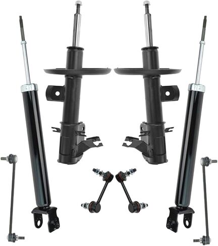 Front & Rear Strut Spring Assembly Sway Bar Kit Set 8pc 8 Piece Compatible with Nissan Compatible with Altima 2.5L/3.5L 2007-2013 in Kuwait