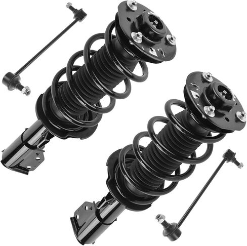 Front Complete Loaded Strut Spring Assembly Sway Bar End Kit Set 4pc in Kuwait