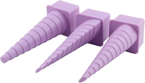BLLNDX 6PCS Plastic Wire Winding Mandrel Set 6 Styles Purple Jewelry Wrapping and Bending Tool Hollow Spool Wire Winder for Jewelry Jump Ring Making Rope Braiding Earring DIY in Kuwait