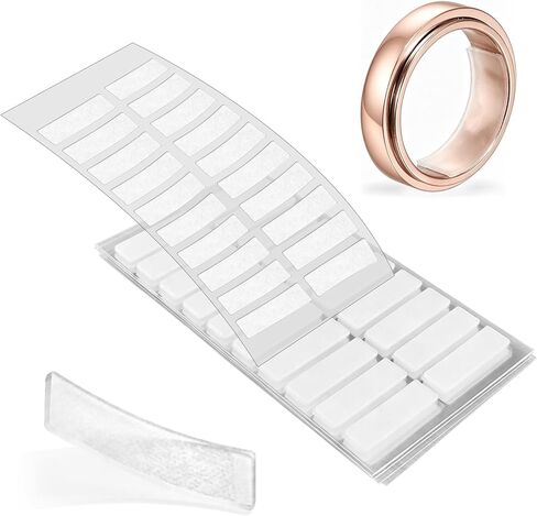 100PCS Ring Sizers for Loose Rings & Ring Size Adjuster, Invisible Ring Spacer for Loose Rings, Silicone Ring Sizers/Ring Guard Tightener for Women & Men Rings, Ring Resizer Silicone Ring Adjuster in Kuwait
