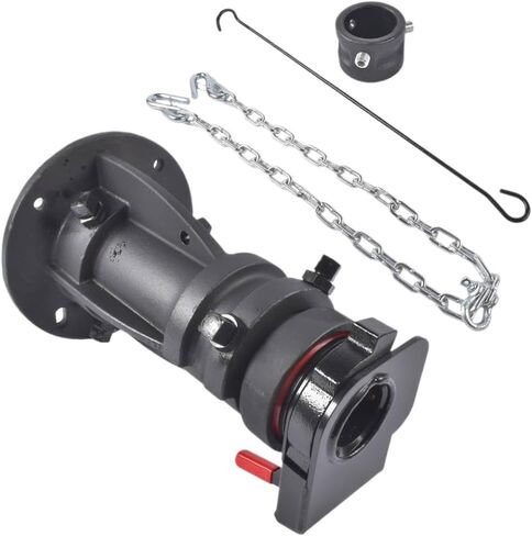 Adjustable Cushioned 5th Wheel to Gooseneck Adapter 12 Inch to 16 Inch with Chain in Kuwait