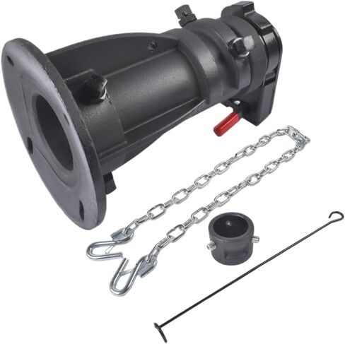Adjustable Cushioned 5th Wheel to Gooseneck Adapter 12 Inch to 16 Inch with Chain in Kuwait