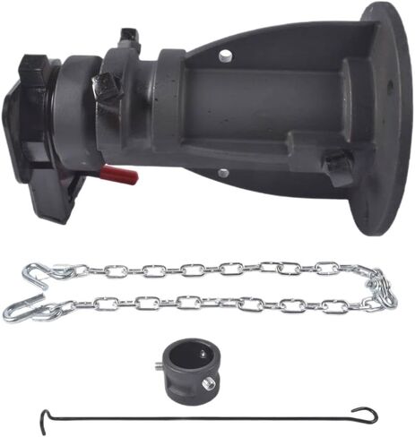 Adjustable Cushioned 5th Wheel to Gooseneck Adapter 12 Inch to 16 Inch with Chain in Kuwait