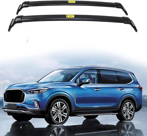 Roof Rack Cross Bars for MAXUS D90 LDV D90 2017-2024 2025 2026, 2Pcs Heavy-Duty Aluminum Cargo Bars, Aerodynamic Rooftop Storage Carrier for Luggage,Kayaks & Bikes in Kuwait