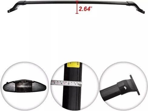 Roof Rack Cross Bars for MAXUS D90 LDV D90 2017-2024 2025 2026, 2Pcs Heavy-Duty Aluminum Cargo Bars, Aerodynamic Rooftop Storage Carrier for Luggage,Kayaks & Bikes in Kuwait