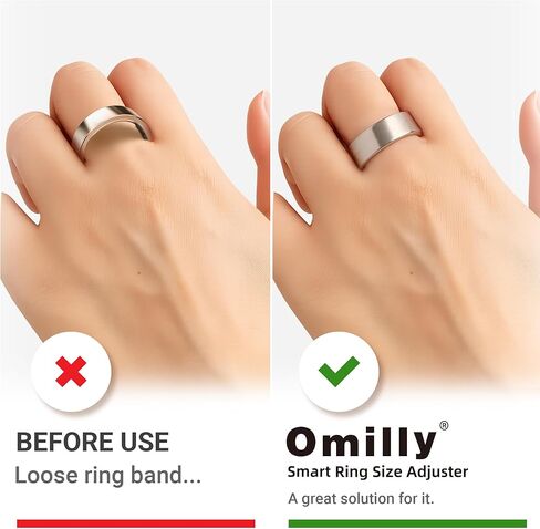 Oura Ring Gen 4 Gen 3 Size Adjuster, 2-in-1 Invisible Smart Ring Resizer Sticker Insert, Loose Ring Tightener Guard Sizing Kit, 64PCS in Kuwait