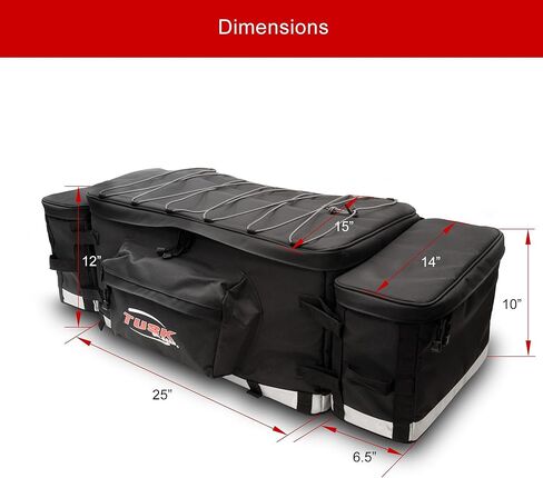 Tusk Modular UTV Storage Pack Cargo Bag Soft Box 3 Piece Set Side Boxes Are Insulated Coolers Black Fits In The Bed of Most UTV SXS Compatible with Can-Am Honda Kawasaki Kymco Polaris Yamaha in Kuwait