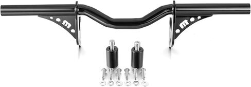 Mofun Front Highway Engine Guard متوافق مع Harley Softail Rocker Breakout FX Model، شريط مسطح مناسب للتراث سليم فات بوي FL موديل 2000-2017، غير مناسب لعناصر التحكم الأمامية، أسود لامع in Kuwait
