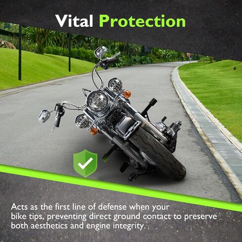 Mofun Front Crash Bar Compatible with Harley Softail 2018-2026, Highway Engine Guard Crash Bar Fit Street Bob FXBB Heritage FLHC/S Fat Boy FLFB/S Breakout Low Rider S FXLRS, Gloss Black in Kuwait