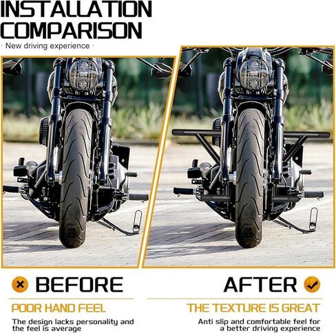 Motorcycle Engine Guard Crash Bar fit for Harley Softail Fat Bob Fat Boy Street Bob Low Rider Sport Glide Deluxe Breakout 2018-2025, Front Engine Guard Crash Bar Highway Footpeg in Kuwait