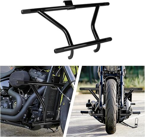 Motorcycle Engine Guard Crash Bar fit for Harley Softail Fat Bob Fat Boy Street Bob Low Rider Sport Glide Deluxe Breakout 2018-2025, Front Engine Guard Crash Bar Highway Footpeg in Kuwait