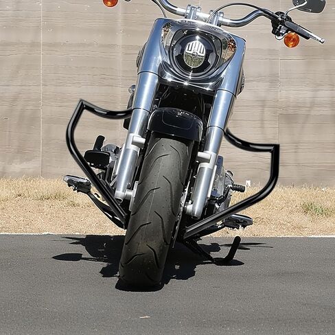 قضيب حماية محرك الدراجة النارية مناسب لدراجات Harley Softial Slim Standard Deluxe Street Bob Low Rider Heritage Spot Glide FXBB FXLR FXST FXBR FXFB FLDE FLCH FLSB FLSL FLFB FLI 2018-أحدث in Kuwait