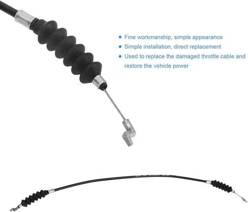 Governor Cable, Throttle Governor Cable Replacement for Club Car DS Cart 2004 up, with Durable Metal Material, OEM 102336001 in Kuwait