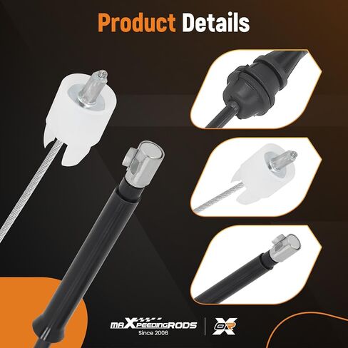 maXpeedingrods Throttle Cable 336969 for Chevrolet Chevelle/El Camino 1968-1972, for Camaro 1970-1973, for Monte Carlo 1970-1972, Throttle Carburetor-to-Accelerator Lever Cable in Kuwait