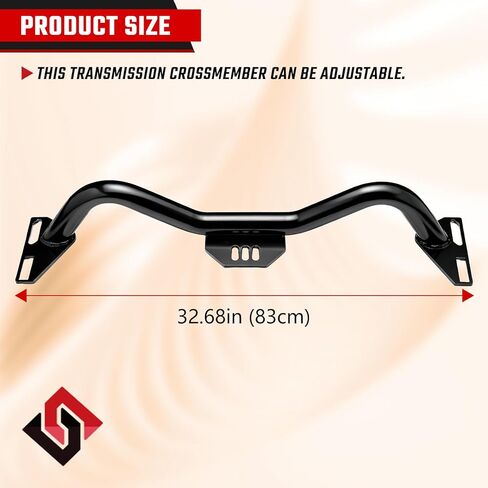 Adjustable Transmission Crossmember, Heavy-Duty Transmission Crossmember Kit Fit for Chevy/GMC C10 C20 2WD Trucks Blazer Suburban in Kuwait