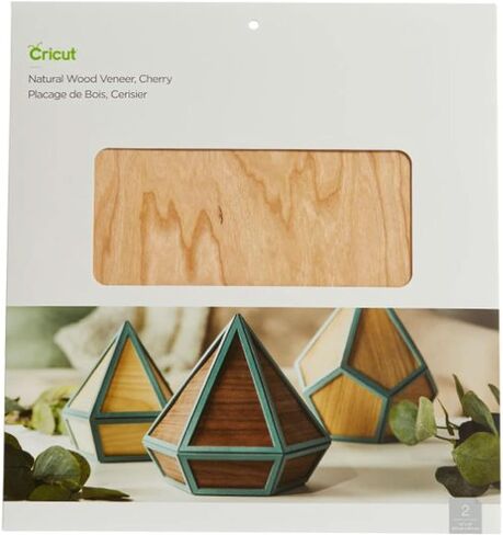 Cricut Natural Wood Veneers Bundle, Cherry and Walnut, 12x12 for Crafts Mini Doll House Building Models School Art Ornament Projects Engraving Painting Explore Maker 3 Machine in Kuwait