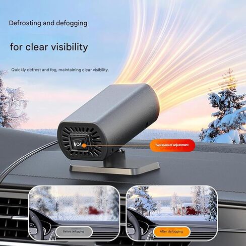 Small Vehicle Air Heater 12V Systems Defroster for Windshield Fast Warming in Cold Weather Car Windshield Defroster Heater in Kuwait