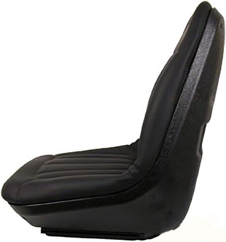 6669135 One New Black Vinyl Seat with Slide Tracks Fits Bobcat Models A220 A300 S100 S130 S150 S160 S175 & More in Kuwait