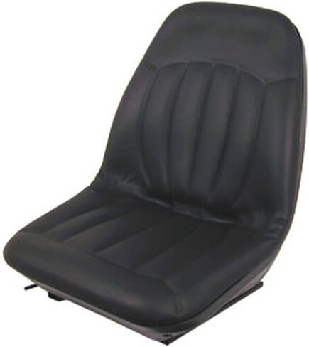 6669135 One New Black Vinyl Seat with Slide Tracks Fits Bobcat Models A220 A300 S100 S130 S150 S160 S175 & More in Kuwait