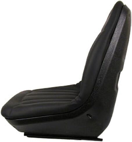 6669135 One New Black Vinyl Seat with Slide Tracks Fits Bobcat Models A220 A300 S100 S130 S150 S160 S175 & More in Kuwait