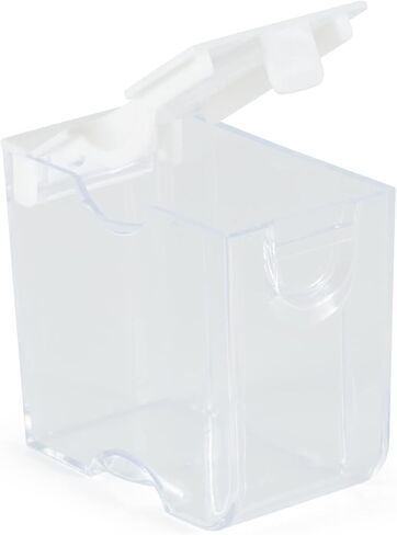 Elizabeth Ward Bead Storage Solutions Clear Plastic Storage Containers (5pc) – Medium – Organize Beads, Jewelry Making and Craft Supplies, Earrings and More – Securely Snaps Shut, 1-3/4" x 2" x 1-1/8" in Kuwait