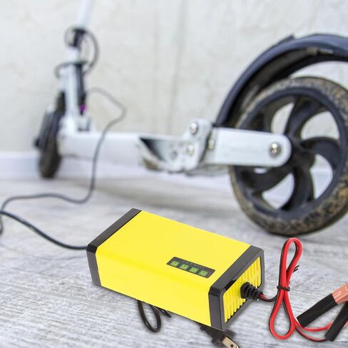 iplusmile 12V 2A Motorcycle Battery Charger – Smart Trickle Charging LCD Display Auto-Maintainer – for Motorcycles ATVs Lawn Mowers Boats for AGM Gel Flooded Batteries in Kuwait