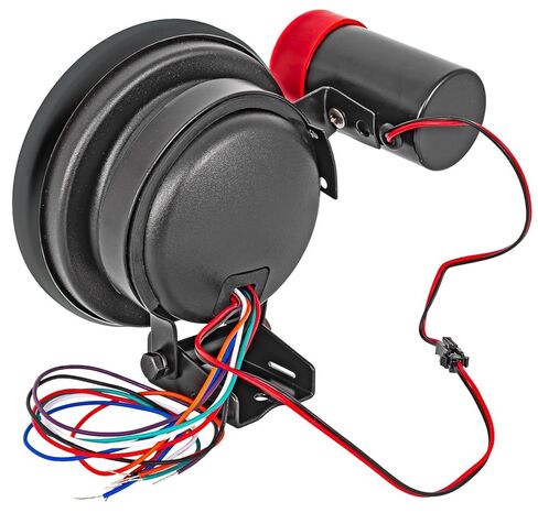 JEGS 5in.Tachometer | Black Face with Black Bezel | 0-10,000 RPM Range | Super-Bright LED Shift Light | One-Touch Peak RPM Recall | Mounting Bracket Included in Kuwait