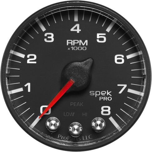 Pro Parts P334328 Spek-Pro 2-1/16" Electric in-Dash Tachometer (0-8,000 RPM, 52.4mm) in Kuwait