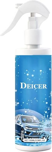 Instant Ice Melter, Windscreen De Icer for with Anti Frost Shield, High Concentration Fluid with Streak Free Feature, Selling Points, Product Size for 100ml Home Garden Outdoor Travel in Kuwait