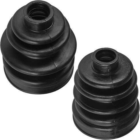 Caltric Front Axle Inner Outer Cv Boot Kit Compatible with Yamaha Big Bear 350 Yfm350Fw 4Wd 1997-1999 in Kuwait