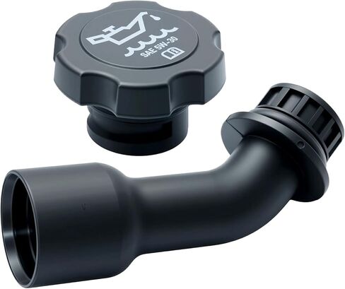 Engine Oil Filler Tube w/Cap Compatible with Chevy Trailblazer Silverado Avalanche Suburban Cheyenne Avalanche for GMC Yukon Sierra for Buick Rainier for Ca-dillac Escalade 2003-2008 in Kuwait