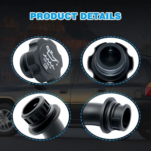 Engine Oil Filler Tube w/Cap Compatible with Chevy Trailblazer Silverado Avalanche Suburban Cheyenne Avalanche for GMC Yukon Sierra for Buick Rainier for Ca-dillac Escalade 2003-2008 in Kuwait