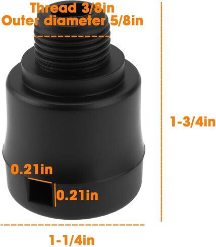 مضخات ضاغط الهواء علبة المرافق غطاء فتحة التهوية 3/8 "خيوط مستقيمة 70103 57600 in Kuwait
