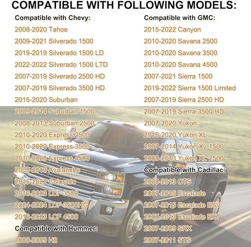 6L80, 6L90, 6L80E, 6L90E Transmission Filter Kit Compatible with GMC Chevy Cadillac Silverado Tahoe Suburban Express Colorado LCF Canyon Savana Sierra Yukon CTS Escalade ESV EXT SRX STS 24236933 in Kuwait