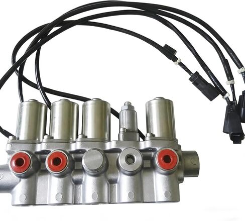 1 قطعة مجموعة صمام الملف اللولبي 203-60-71210 2036071210 Fikowjs متوافق مع حفارة كوماتسو PC130-7 PC130LC-7 PC2000-8 PC130-7K PC130F-7 in Kuwait