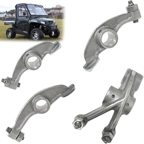 4 قطعة طقم ذراع هزاز المحرك متوافق مع Raptor 660 Rhino 660 Grizzly 660 Hisun 700cc ATV UTV EFI HS يستبدل 3YF-12161-00-00 in Kuwait