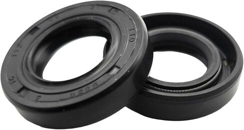 REPLACEMENTKITS.COM Brand 2pc Oil Seal 0.625" x 1.125" x 0.250" Double Lip TC Style Rotary Shaft Seal 5/8 x 1-1/8 x 1/4 in Kuwait
