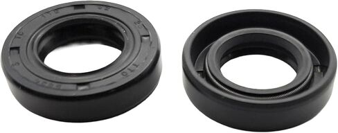 REPLACEMENTKITS.COM Brand 2pc Oil Seal 0.625" x 1.125" x 0.250" Double Lip TC Style Rotary Shaft Seal 5/8 x 1-1/8 x 1/4 in Kuwait