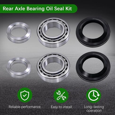 2Pcs Rear Axle Bearing Oil Seal Kit Fit for Nissan Titan 2004-2007 Frontier 2005-2017 Xterra 2006-2015,Rear Axle Shaft Wheel Bearing Inner Spacer Oil Seal Replace 43252-7S200 40210-7S210 43070-7S20 in Kuwait